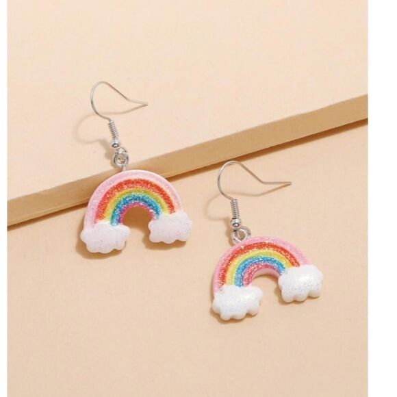 Rainbow Drop Earrings - Picture 3 of 5